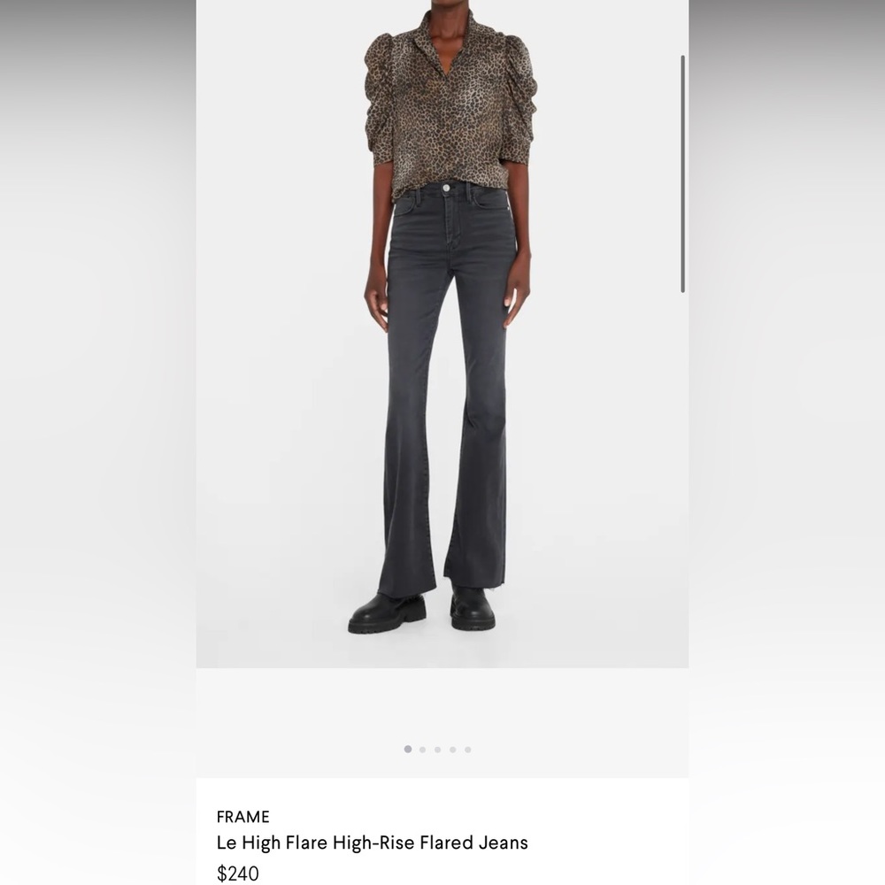 Frame Le High Flare High-Rise Flared Jeans